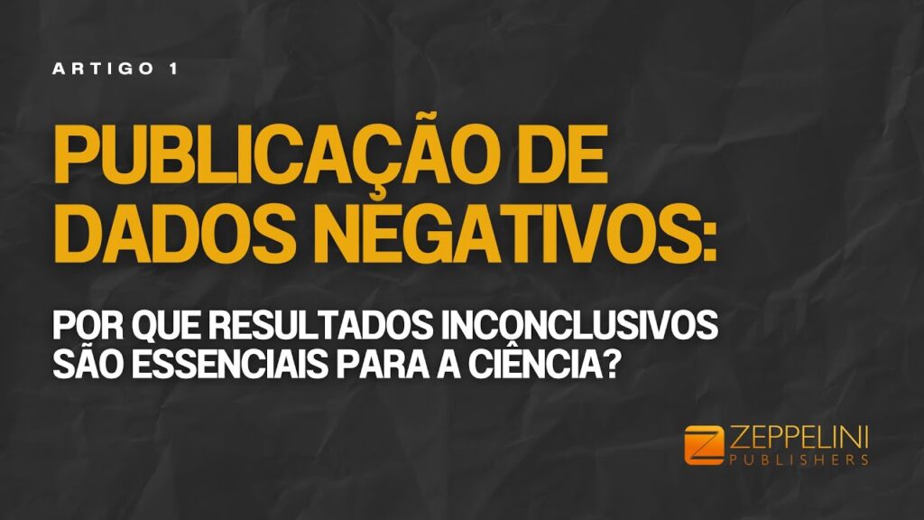Publicação De Dados Negativos
